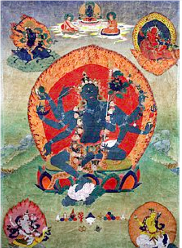 Aureola dios hindú